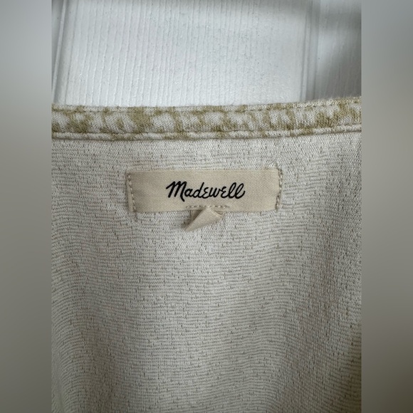 Madewell Floral Jacquard Button-Front Top - Picture 4 of 5